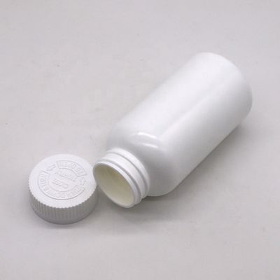 200 ml runde HDPE-Plastikflasche mit Flip-Over-Deckel und PE-Material