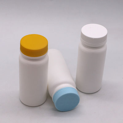 Halsbandmaterial HDPE 120ml weiße Plastikflasche für Pillen Vitaminkapsel 120CC leer