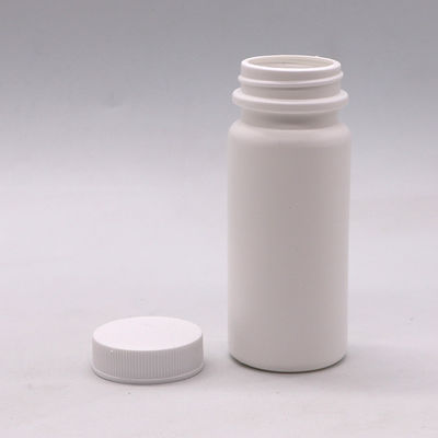 Halsbandmaterial HDPE 120ml weiße Plastikflasche für Pillen Vitaminkapsel 120CC leer