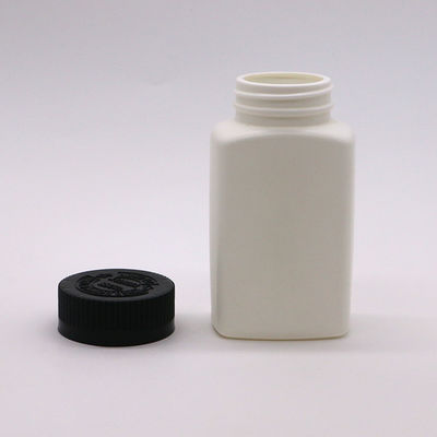 Schraubkappe 120 ml HDPE Quadratform angepasste Farbe leere Medizin Pille Flasche Behälter