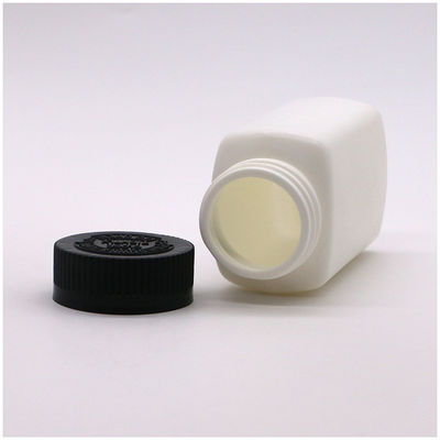 Schraubkappe 120 ml HDPE Quadratform angepasste Farbe leere Medizin Pille Flasche Behälter