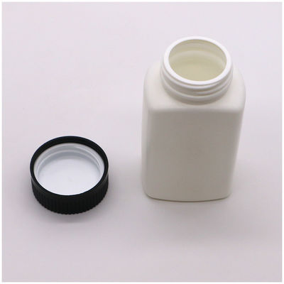 Schraubkappe 120 ml HDPE Quadratform angepasste Farbe leere Medizin Pille Flasche Behälter