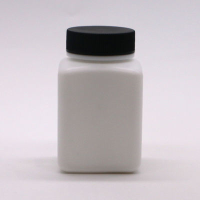 HDPE Kragen quadratische Form kundenspezifische Farbe leere Pillenflasche für die Festpulvermedizin