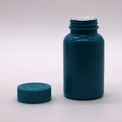 Anpassbare Farben 150 ml HDPE Plastikkapsel Pille Flasche mit Wärmesiegel und Kappen