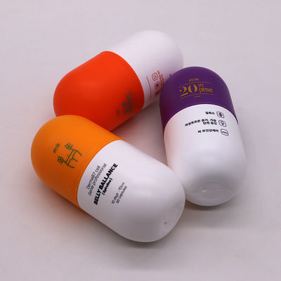 Halsbandmaterial HDPE Kapselform 6oz leere matte Plastikflaschen mit Schraubkappe
