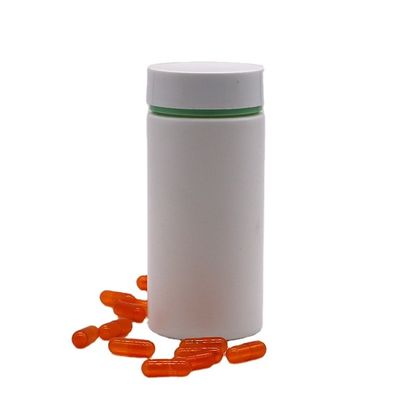 200 ml HDPE Plastikflasche mit mattem Körper und individuell gestaltetem Logo