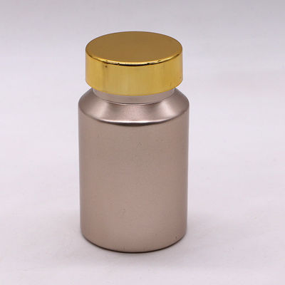 Pille/Kapsel/Tablette/Pulver PET-Frostflasche aus Kunststoff mit Gold/Silberkappe