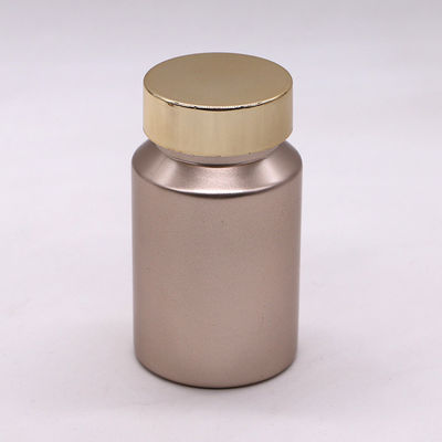 Pille/Kapsel/Tablette/Pulver PET-Frostflasche aus Kunststoff mit Gold/Silberkappe