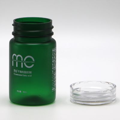 Runde 70 ml PET-Flasche mit Schraubkappe und Druckservice für Etiketten
