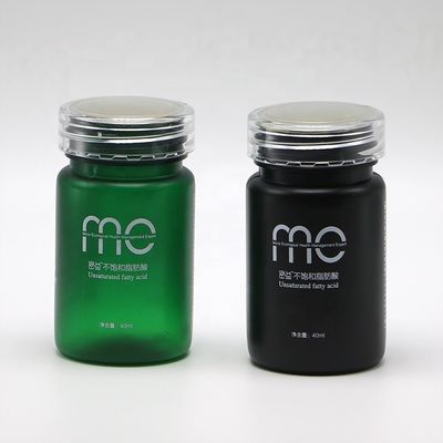 Runde 70 ml PET-Flasche mit Schraubkappe und Druckservice für Etiketten