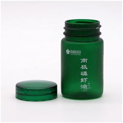 Runde 70 ml PET-Flasche mit Schraubkappe und Druckservice für Etiketten