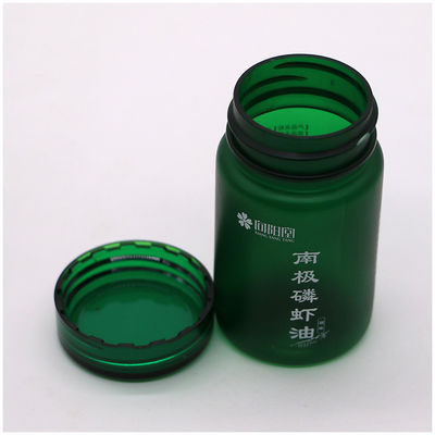 Runde 70 ml PET-Flasche mit Schraubkappe und Druckservice für Etiketten